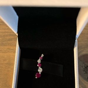 Women’s birthstone necklace charm